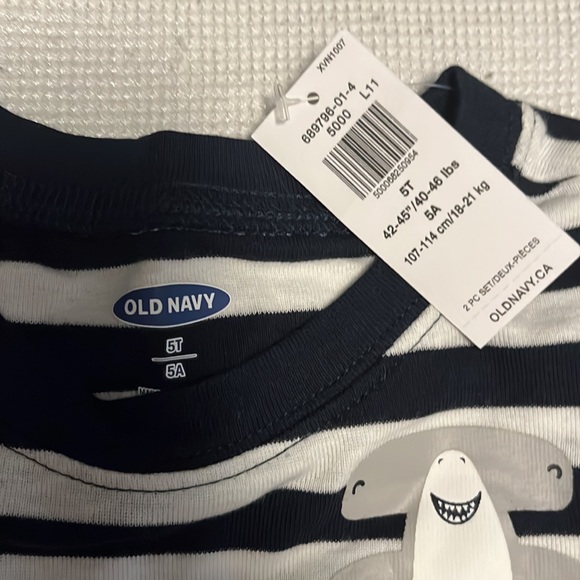 NEW boys striped PJ set - Picture 2 of 5